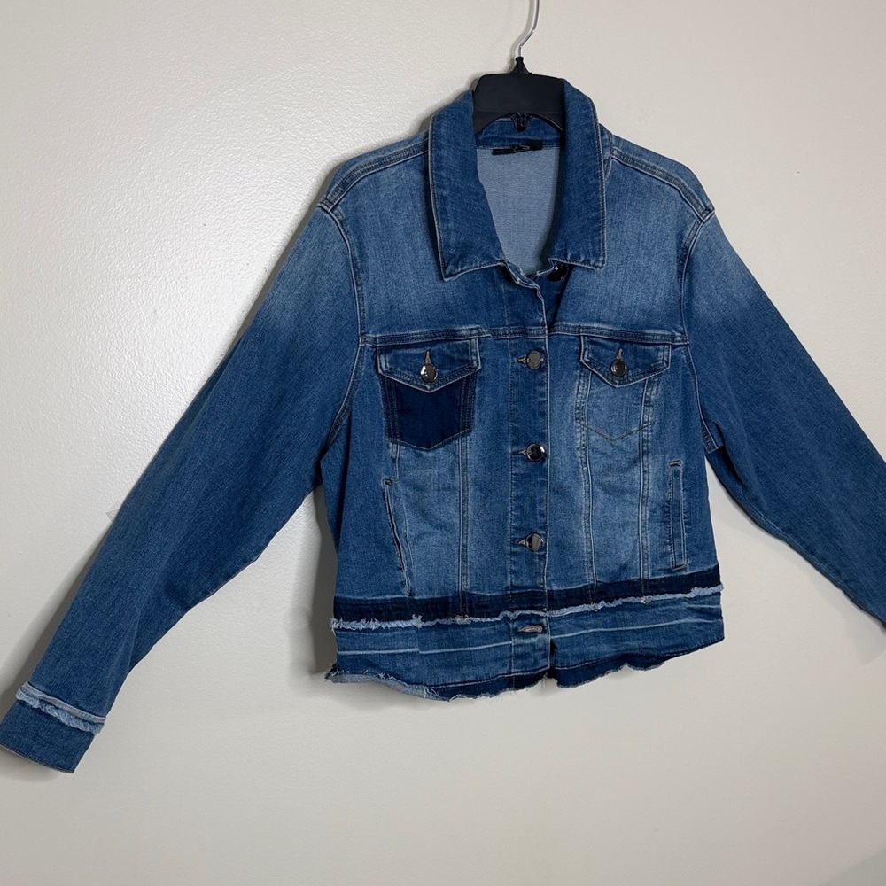 Lane Bryant Classic Blue Denim Jacket Size 18 - Picture 4 of 16
